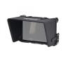DirectNine Basics 7inch Field Monitor Cage Nitze Cage Compatible with Feelworld FW279S 7"", with HDMI Cable Clamp and LS7-A Sunhood view 1
