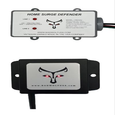 240VAC Whole House EMP Surge Protector and 12VDC Vehicle Surge Protection for EMP, Lightning and CME. Model Number HSD240V & MEMP12V Included.
