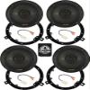 KICKER Speakers 6.5 inch for Jeep Liberty 2002-2012 Upgrade Kit - 4 Pack of KS Series with Adapters and Harness, Coaxial 6 1/2 Car Audio Front and Rear Door Speaker KSC650, 51KSC6504 view 1