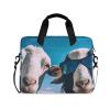BOENLE Laptop Bag Fits Up to 16 Inch Computer Goat in Blue Suit Laptop Briefcases for Men Women view 1