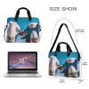 BOENLE Laptop Bag Fits Up to 16 Inch Computer Goat in Blue Suit Laptop Briefcases for Men Women view 3