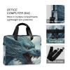 BOENLE Laptop Bag Fits Up to 16 Inch Computer Dragon Riding The Waves Laptop Briefcases for Men Women view 4
