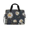 BOENLE Laptop Bag Fits Up to 16 Inch Computer Elegant Daisies Laptop Briefcases for Men Women view 1
