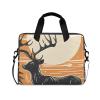 BOENLE Laptop Bag Fits Up to 16 Inch Computer Christmas Cartoon Elk Drawing Laptop Briefcases for Men Women view 1