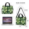 BOENLE Laptop Bag Fits Up to 16 Inch Computer Vitality Green Leaves Laptop Briefcases for Men Women view 3