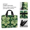 BOENLE Laptop Bag Fits Up to 16 Inch Computer Vitality Green Leaves Laptop Briefcases for Men Women view 4