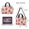 BOENLE Laptop Bag Fits Up to 16 Inch Computer Cartoon Strawberry Banana Slices Laptop Briefcases for Men Women view 3
