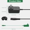 4.5V Charger Replacement for BaByliss PRO Trimmer Clippers FX870 FX788 FX787 FXSSM FX820 FX726 FX825 FX Barberology Trimmer, Power Cord 4.9FT view 3