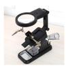 JOEBO Microscope Kit Soldering Magnifier 3X 4.5X 25X USB Illuminated 10 LED Magnifying Glass Auxiliary Clip Welding Iron Phone Repair Microscope Lens Adapters (Color : Black) view 1