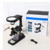 JOEBO Microscope Kit Soldering Magnifier 3X 4.5X 25X USB Illuminated 10 LED Magnifying Glass Auxiliary Clip Welding Iron Phone Repair Microscope Lens Adapters (Color : Black) view 4