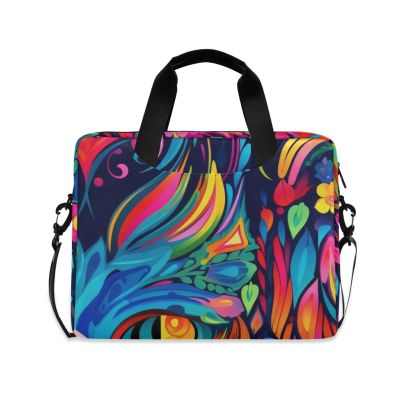BOENLE Laptop Bag Fits Up to 16 Inch Computer Gothic Abstract Cat Laptop Briefcases for Men Women