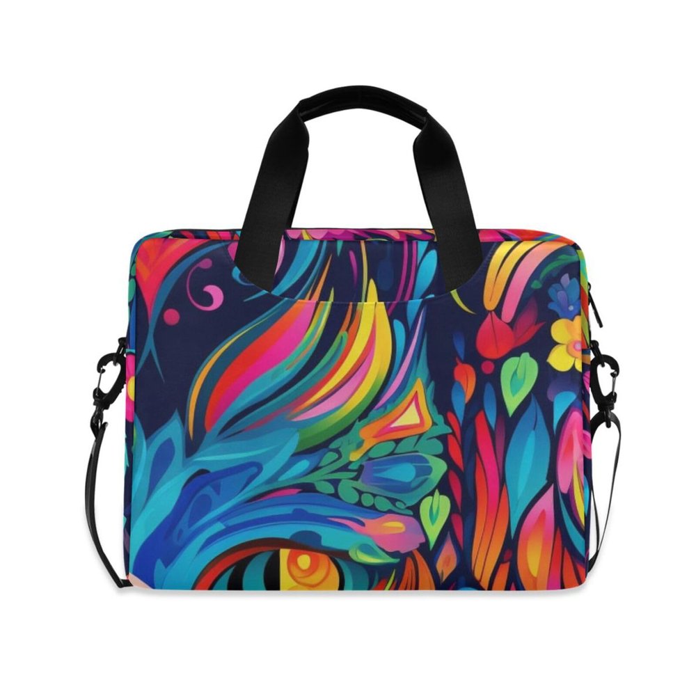 BOENLE Laptop Bag Fits Up to 16 Inch Computer Gothic Abstract Cat Laptop Briefcases for Men Women