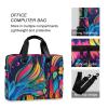 BOENLE Laptop Bag Fits Up to 16 Inch Computer Gothic Abstract Cat Laptop Briefcases for Men Women view 4