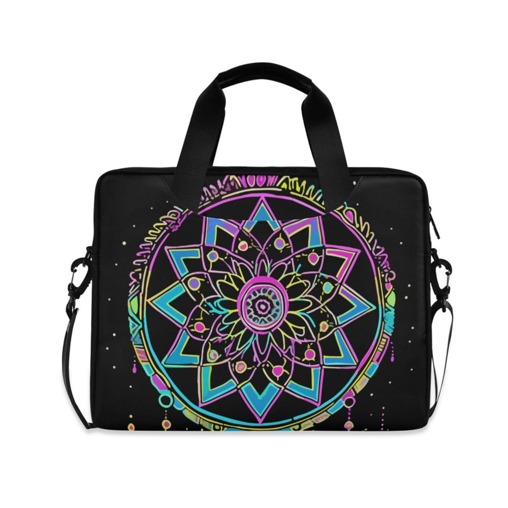 BOENLE Laptop Bag Fits Up to 16 Inch Computer Star Dream Catcher Laptop Briefcases for Men Women