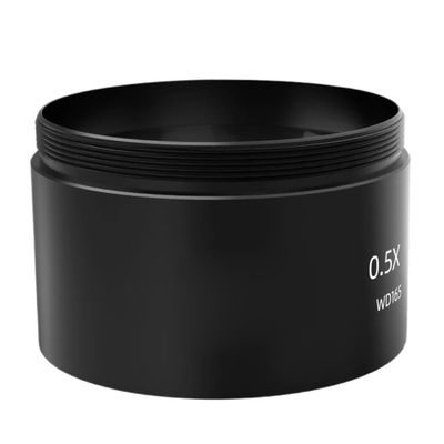 JOEBO Microscope Kit 0.5X 0.7X Barlow Auxiliary Lens Stereo Binocular Trinocular Zoom Microscope Camera Microscope Lens Adapters (Color : 0.5X)