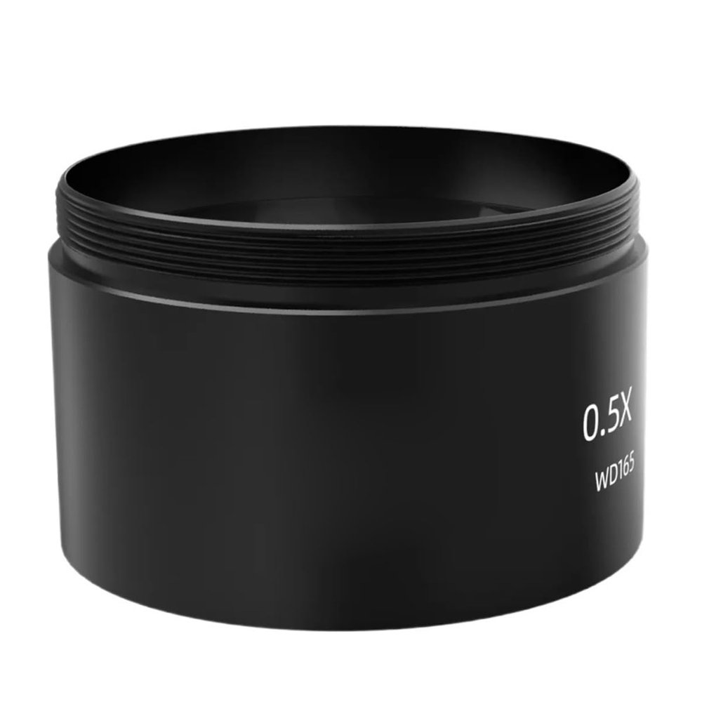 JOEBO Microscope Kit 0.5X 0.7X Barlow Auxiliary Lens Stereo Binocular Trinocular Zoom Microscope Camera Microscope Lens Adapters (Color : 0.5X)