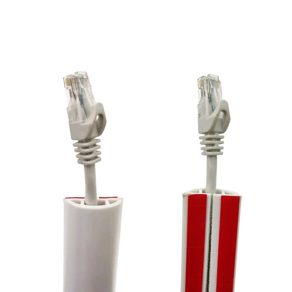 Flexible Small Cable Duct, Self- Adhesive Base Cable Bridge Fit for All Power Cords