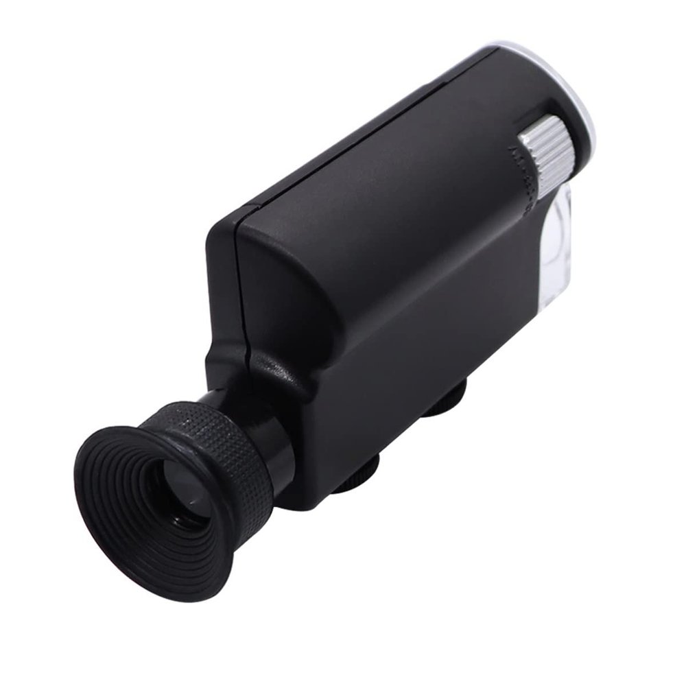 Joebo Microscope Kit 60X-240X Portable Handheld Microscope, Light Zoom Pocket Microscope Microscope Lens Adapters (Color : 200X to 240X)