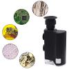 Joebo Microscope Kit 60X-240X Portable Handheld Microscope, Light Zoom Pocket Microscope Microscope Lens Adapters (Color : 200X to 240X) view 3