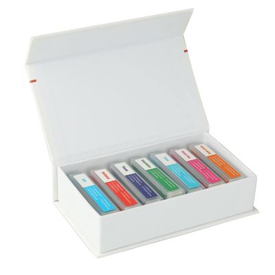 JOEBO Microscope Kit 35 Piece of Colorful Microscope Specimens Biological Specimen Slides Microscope Lens Adapters