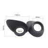 JOEBO Microscope Kit 1 Pair Rubber Eye Cups Eye Guards for 34-36 mm Stereo Metallurgical Microscope Eyepiece Telescope Inner Diameter 35 mm Parts Microscope Lens Adapters view 2