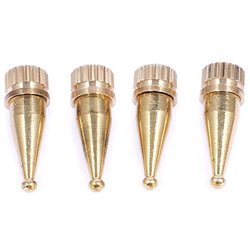 IDOLOVA Speaker Spikes for Hi-Fi Feet, Speaker Stands, Copper M8 Thread,36.2mm(H) 4Pcs