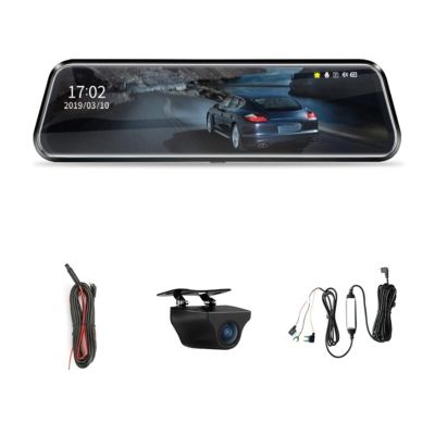 Car DVR Touch Screen Stream Media 1080P Front/Rear Camera Dash cam Auto Video Recorders Rearview Mirror Backup cams (Color : T30S 6M Z03, Size : None)