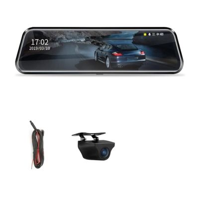 Car DVR Touch Screen Stream Media 1080P Front/Rear Camera Dash cam Auto Video Recorders Rearview Mirror Backup cams (Color : T30S 6M, Size : None)
