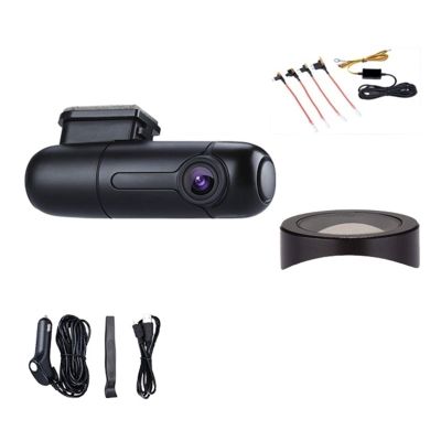 B1W Dash Camera Car Dvr HD 1080P Mini Dash Cam 360 Degree Rotate 24H Parking Mode Car Dashboard Video Recoder(Add CPL n Kit,with 64GB Card)
