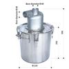 Aluminum Alloy Cyclone dust Collector Assembly12L+SN40T10g1 view 2