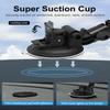 Dosvsi Windshield Car Tablet Mount, Heavy Duty Window Dashboard Tablet Holder, 95mm Powerful Suction Mount for iPad Pro 12.9 11 Air Mini, Galaxy Tab, Z Fold,More 4-13'' Tablets, 1/4'' Screw for Camera view 3