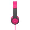 JLab JBuddies Folding Kids Wired Headphones Gen 2, Pink/Grey, Toddler Headphones, Noise Isolation, Kids Safe, Volume Limiting, for Children Ages 2+ view 2