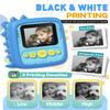 Prysyedawn Kids Camera Instant Print, Christmas Birthday Gifts for Kids Age 3-8, 1080P Digital Camera with Silicone Cover, Toddler Portable Travel Toys for 3 4 5 6 7 8 Year Old Girls Boys-Blue view 3