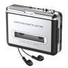 Cassette Player - Compact Tape Player Portable Recorder with Earphone-Convert Audio Music Cassette to MP3 Digital, Compatible with Laptop/PC/MAC- for Entertainment, Travel, Light Sports(Silver) view 1