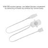 FLEXMAN Mini PIR Infrared Motion Sensor Detector Automatic Switch LED Strip USB Interface for Automatic Lighting Corridors Bathrooms Basements Warehousesgarages (White) view 3
