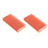 Nuhikap 2X Pure Copper Heatsink 100X50X15mm Skiving Fin Heat Sink Radiator for Electronic RAM Chip LED VGA Cooling Cooler view 1
