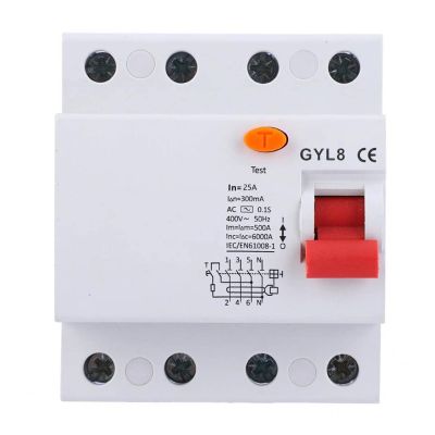 Relay Circuit Breaker Automatic Smart Protection Switch 4P AC400V 25A 40A 63A Electric Leaking Protector Current Circuit Breaker (Size : 25A)