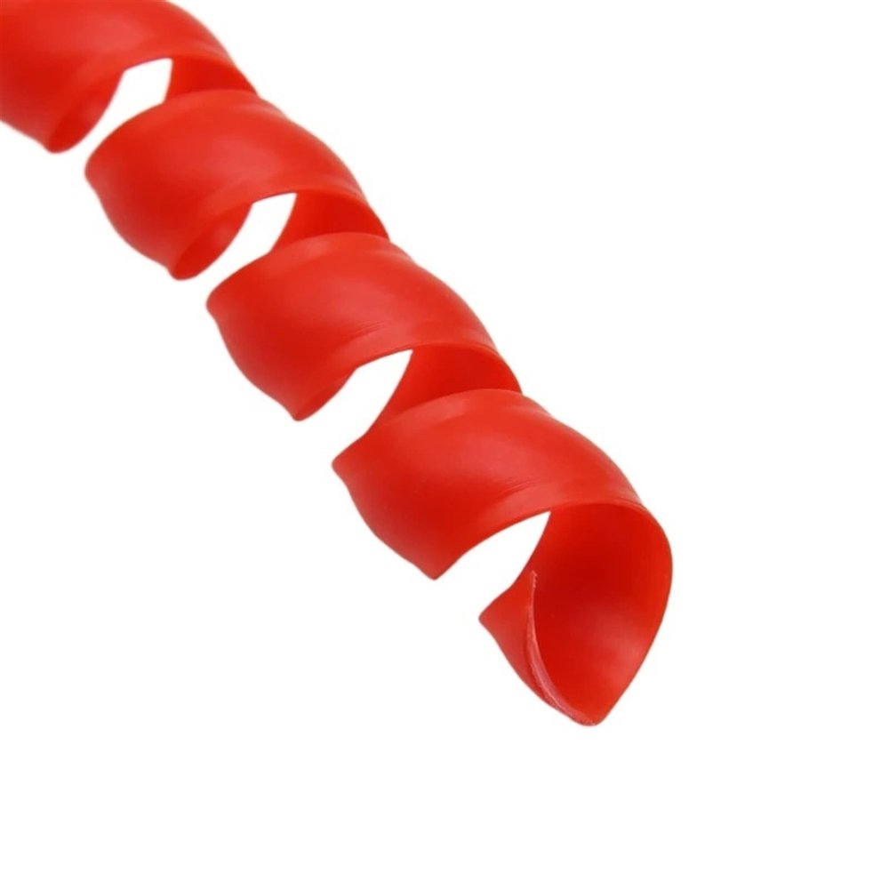 Spiral Wrap Cable Spiral Sleeve 10mm 20mm 30mm Inside Diameter Tube Line Organizer Flexible Pipe Protection Wrap Winding Cable Sleeving Tubing Cover (Color : Red, Size : ID 10mm 5 Meters)
