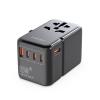 MINIX 85W Universal Travel Adapter, GaN III International Power Adapter, 3 USB-C 2 USB-A Ports, AC Outlet, Worldwide US/UK/EU/AU Travel Charger for Laptops Tablets Phones and More view 1
