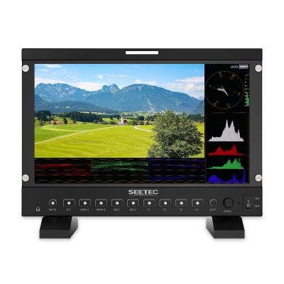 SEETEC P133 PRO 13.3 Inch 1000nit High Brightness Podcast Broadcast Monitor with Waveform 3D LUT HDR and SDI HDMI Input Output, HDMI Support 4K 60