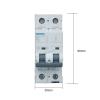 PGMTDEFXJO Circuit Breaker 2P c10.Mini Circuit Breaker MCB 5SY6210-7CC 2P 400V 10A view 2