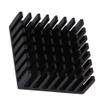 10pcs P25 x 10 x 25 B Heat Sink, Aluminum Cooler with Thermal Conductive Adhesive Tape Cooling Fin for Cooling 3D Printers Stepper Motor Black view 1