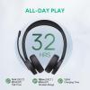 Yealink WH64 DECT & Bluetooth Dual Teams Wireless Headset, 606 ft Range On Ear Work Headphones with 3X Noise Cancelling Mic, 32H Talk Time, Ringer, Office Headsets for Desk IP Phone, PC,Cellphone view 4