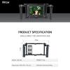 DirectNine Basics 5""/ 7""/ 9"" Monitor Cage Nitze Universal Director's Monitor Cage for up to 9"" LCD Monitor, with Adjustable Handles, black view 2
