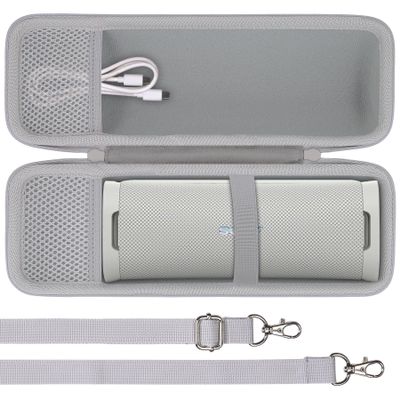 co2CREA Hard Case Replacement for Sony ULT Field 1 Wireless Ultra Portable Bluetooth Compact Speaker (White Case)