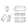 WENBIXIA 1Pcs 8ohm Audio Sound 100 * 45MM Double Diaphragm 45100 10045 5W TV Computer Passive Speaker Home Theater Music Cavity Loudspeaker view 4