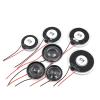 WENBIXIA 5Pcs Speaker 8 Ohm 1 watt 1W 8R Loudspeaker 20 23 26 28 30 32 36 40 MM Thickness 5MM with Wire Length 60MM (Color : 5 Pcs 40MM) view 1