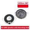 WENBIXIA 2PCS 8 Ohm 2 Watt Speaker Full Range Speakers 28MM 40MM 8Ohm 2W 1 inch Full Frequency Loudspeaker with Mounting Holes (Color : 2PCS 40MM) view 2