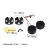 WENBIXIA 1pair 12V Tweeter Speaker Audio Sound 500W Universal Fit Black Accessories Loudspeaker view 3