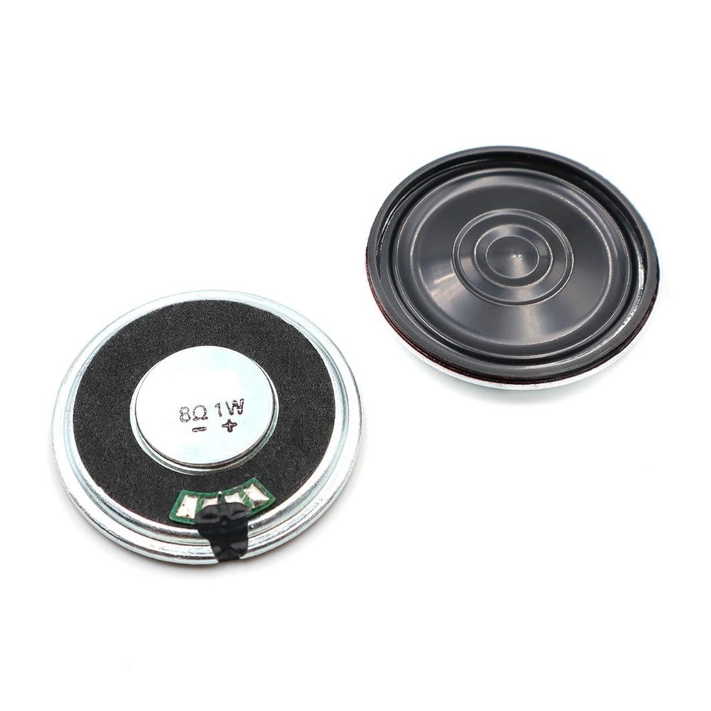 WENBIXIA 2Pcs 36MM 8Ohm 1W Iron Case Internal Magnet Speaker 36 * 5.5MM Diameter 36 MM 8 Ohm 1 Watt Loud Speaker Loudspeaker